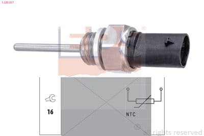 Sensör, egzoz sıcaklığı Made in Italy - OE Equivalent
