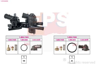 Termostat, soğutma sıvısı Made in Italy - OE Equivalent
