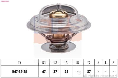 Termostat, soğutma sıvısı Made in Italy - OE Equivalent