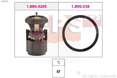 Termostat, soğutma sıvısı Made in Italy - OE Equivalent