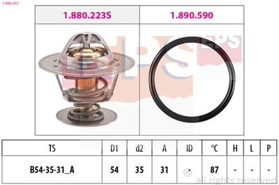 Termostat, soğutma sıvısı Made in Italy - OE Equivalent
