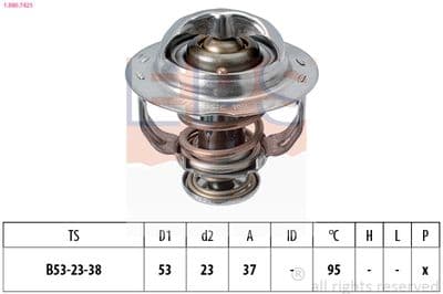 Termostat, soğutma sıvısı Made in Italy - OE Equivalent