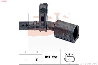 Tekerlek hız sensörü Made in Italy - OE Equivalent