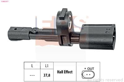 Tekerlek hız sensörü Made in Italy - OE Equivalent