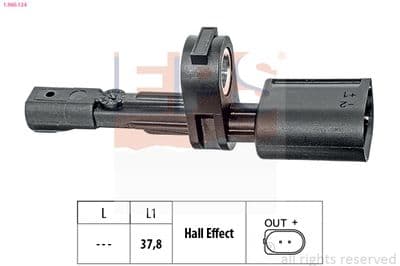 Tekerlek hız sensörü Made in Italy - OE Equivalent