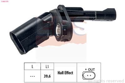 Tekerlek hız sensörü Made in Italy - OE Equivalent