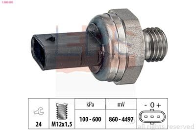 Sensör, egzoz basıncı Made in Italy - OE Equivalent