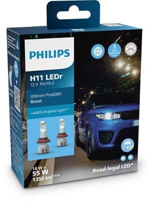 Ampul, uzun huzme far Ultinon Pro6000 Boost H11 LEDr