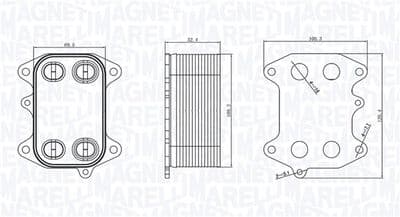 Motor yağ radyatörü — görsel 1