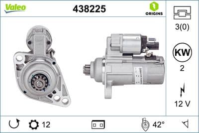 Marş motoru VALEO ORIGINS NEW OE TECHNOLOGY
