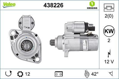Marş motoru VALEO ORIGINS NEW OE TECHNOLOGY