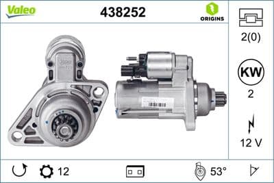 Marş motoru VALEO ORIGINS NEW OE TECHNOLOGY