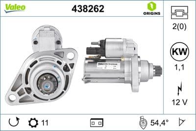 Marş motoru VALEO ORIGINS NEW OE TECHNOLOGY