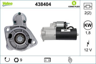 Marş motoru VALEO CORE-FLEX