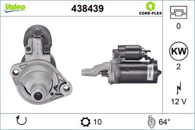 Marş motoru VALEO CORE-FLEX