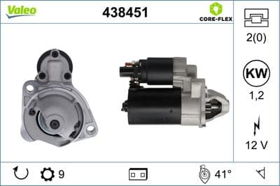 Marş motoru VALEO CORE-FLEX