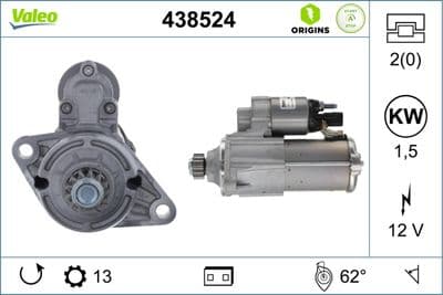 Marş motoru VALEO ORIGINS NEW STOP&START OE TECHNOLOGY
