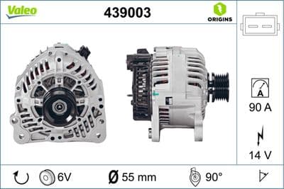 Alternatör VALEO ORIGINS NEW OE TECHNOLOGY