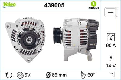 Alternatör VALEO ORIGINS NEW OE TECHNOLOGY