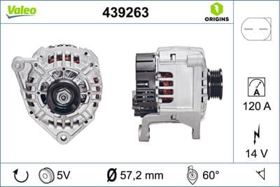 Alternatör VALEO ORIGINS NEW OE TECHNOLOGY