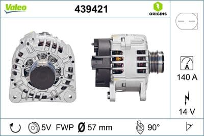 Alternatör VALEO ORIGINS NEW OE TECHNOLOGY