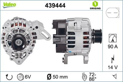 Alternatör VALEO ORIGINS NEW OE TECHNOLOGY