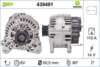 Alternatör VALEO ORIGINS NEW OE TECHNOLOGY