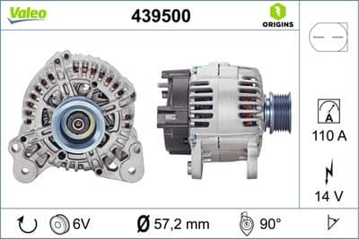 Alternatör VALEO ORIGINS NEW OE TECHNOLOGY