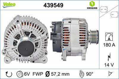 Alternatör VALEO ORIGINS NEW OE TECHNOLOGY