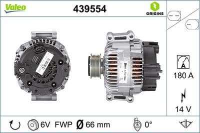 Alternatör VALEO ORIGINS NEW OE TECHNOLOGY