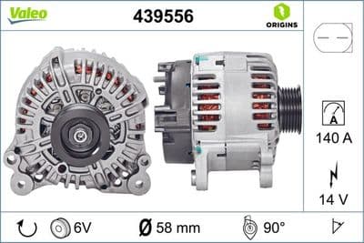 Alternatör VALEO ORIGINS NEW OE TECHNOLOGY