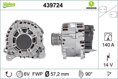 Alternatör VALEO ORIGINS NEW OE TECHNOLOGY
