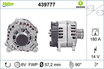 Alternatör VALEO ORIGINS NEW OE TECHNOLOGY