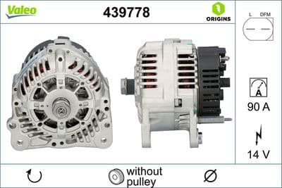Alternatör VALEO ORIGINS NEW OE TECHNOLOGY