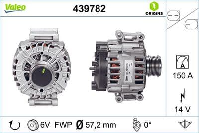 Alternatör VALEO ORIGINS NEW OE TECHNOLOGY