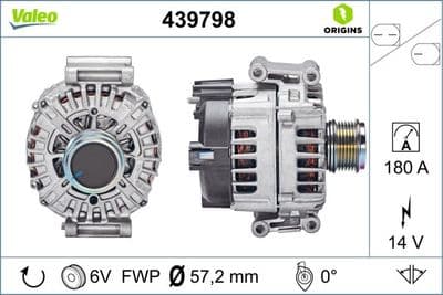 Alternatör VALEO ORIGINS NEW OE TECHNOLOGY