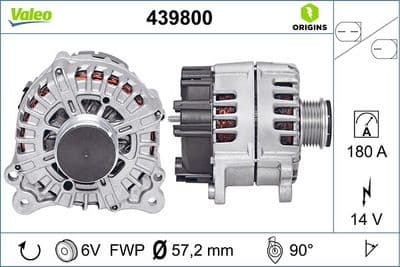 Alternatör VALEO ORIGINS NEW OE TECHNOLOGY