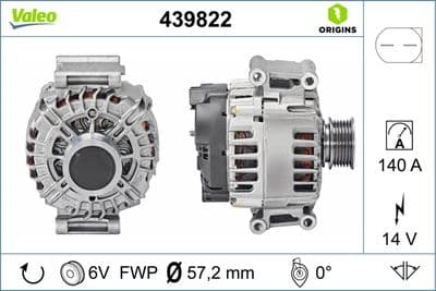 Alternatör VALEO ORIGINS NEW OE TECHNOLOGY