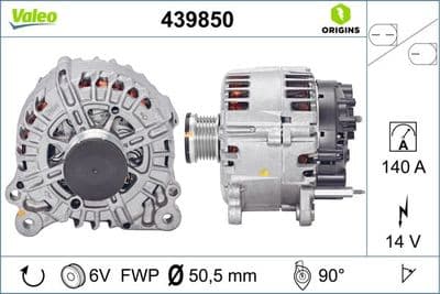 Alternatör VALEO ORIGINS NEW OE TECHNOLOGY