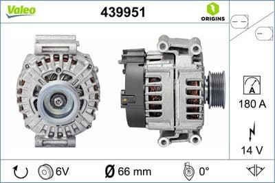 Alternatör VALEO ORIGINS NEW OE TECHNOLOGY