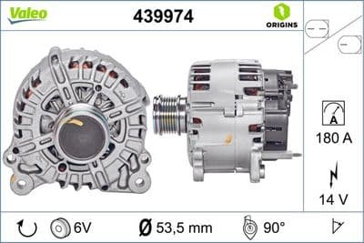 Alternatör VALEO ORIGINS NEW OE TECHNOLOGY