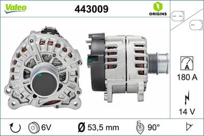 Alternatör VALEO ORIGINS NEW OE TECHNOLOGY