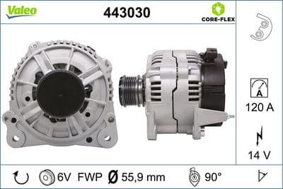 Alternatör VALEO CORE-FLEX