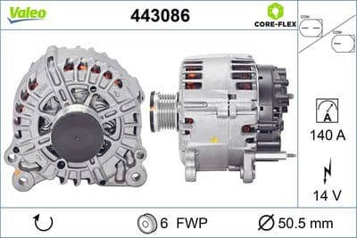 Alternatör VALEO CORE-FLEX
