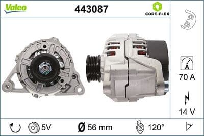 Alternatör VALEO CORE-FLEX