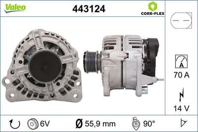Alternatör VALEO CORE-FLEX