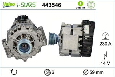 Marş motoru alternatörü VALEO ORIGINS NEW STOP&START OE TECHNOLOGY