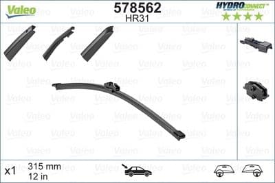 Silecek süpürgesi HYDROCONNECT REAR