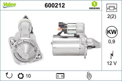 Marş motoru VALEO ORIGINS NEW OE TECHNOLOGY