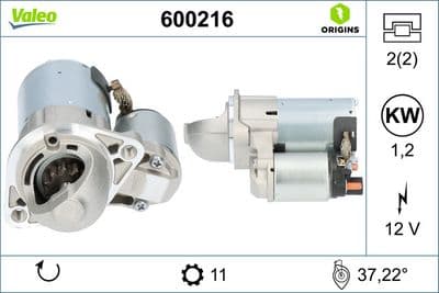 Marş motoru VALEO ORIGINS NEW OE TECHNOLOGY